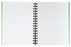 Spirax 511 Green Hard Cover 225mm x 175mm 200 pages Notebook x 5's pack AO56511G