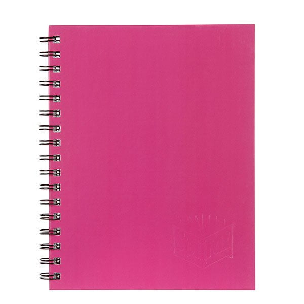 Spirax 511 Pink Hard Cover 225mm x 175mm 200 pages Notebook x 5's pack AO56511P