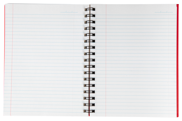 Spirax 511 Red Hard Cover 225mm x 175mm 200 pages Notebook x 5's pack AO56511R