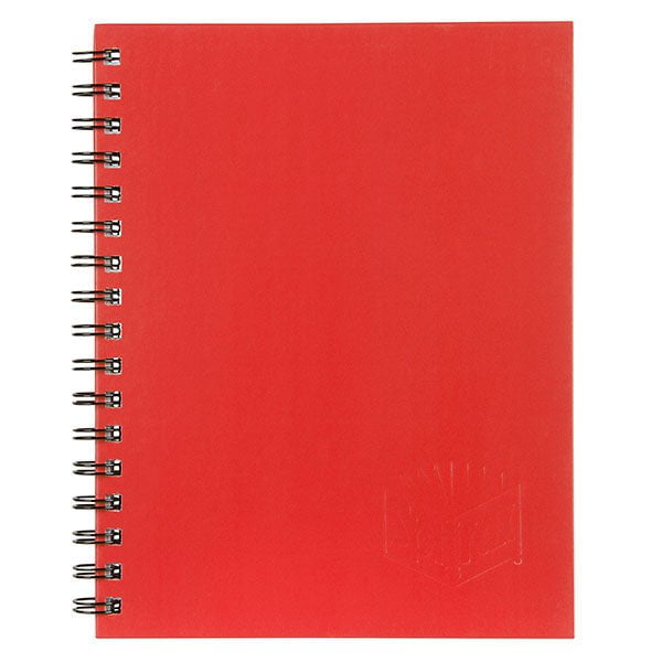 Spirax 511 Red Hard Cover 225mm x 175mm 200 pages Notebook x 5's pack AO56511R