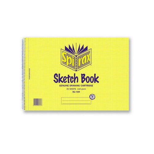 Spirax 534 A4 Sketch Book 40 Pages x Pack of 10 | Art Pads — Discount ...