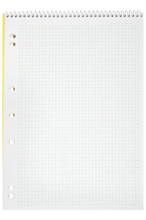 Spirax 585 A4 Spiral Bound Graph Book 5mm 30 Leaf x Pack of 10 AO55237