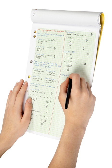 Spirax 801 A4 Glue Bound Graph Book 1mm 25 Leaf x Pack of 10 AO56082