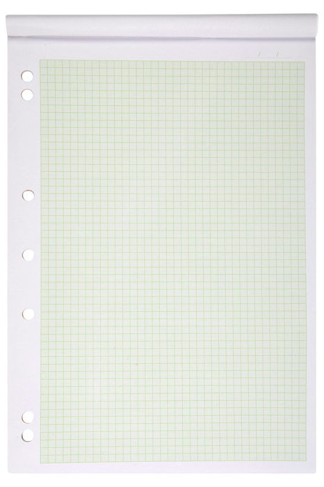 Spirax 801 A4 Glue Bound Graph Book 1mm 25 Leaf x Pack of 10 AO56082