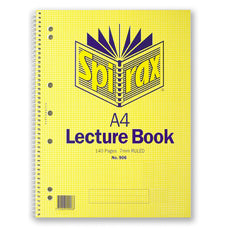 Spirax 906 A4 Lecture Book 140 Pages x Pack of 10 AO56906