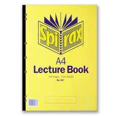 Spirax 907 A4 Lecture Book 140 Pages x Pack of 10 AO42418