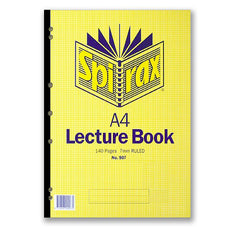 Spirax 907 A4 Lecture Book 140 Pages x Pack of 10 AO42418