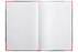 Spirax A4 Hard Cover Red & Black Notebook AO56524