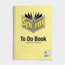 Spirax A4 To Do Book, 140 Pages (706) AO565706