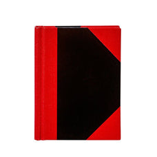 Spirax A5 Hard Cover Red & Black Notebook AO56523
