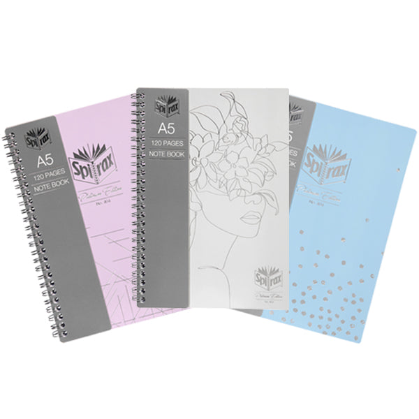 Spirax A5 Platinum Notebook 200 Pages x 12's pack AO56404SRT