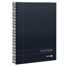 Spirax A5 Platinum Premium Black Polypropylene Cover Notebook, 200 Page (401) AO56401