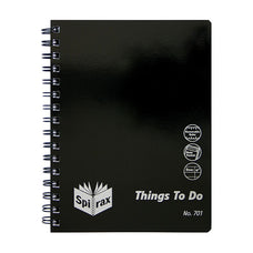 Spirax A5 Things To Do Notebook, 96 Pages (701) AO56701