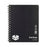 Spirax Black Polypropylene Cover Grid Book, 222mm x 178mm, 240 Pages (P592G) AO5659000