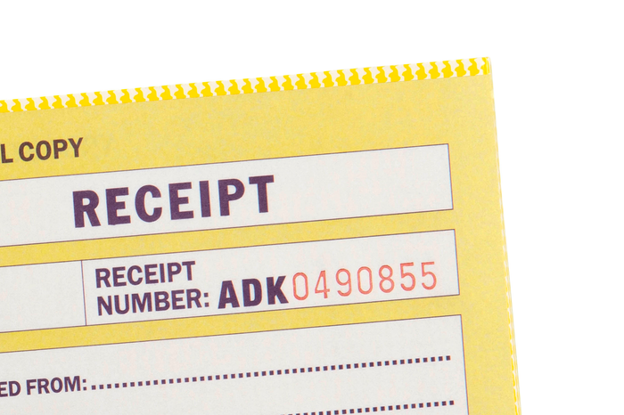 Spirax Cash Receipt Book, 102mm x 127mm, 50 Duplicate Sets (504) AO56504