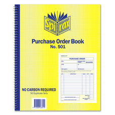 Spirax Purchase Order Book, Duplicate, 250mm x 200mm (501) AO56501