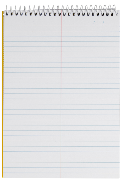 Spirax Stenographers Notebook, Top Opening, 225mm x 152mm, 200 Pages (566A) AO56054