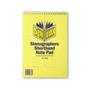 Spirax Stenographers Notebook, Top Opening, 225mm x 152mm, 200 Pages (566A) AO56054