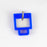 SR Key Tag Square CBK20/33/40/63/75 Blue CXKTSBL