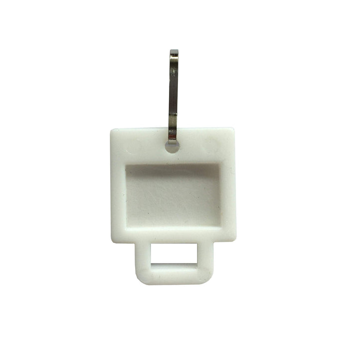 SR Key Tag Square CBK20/33/40/63/75 White CXKTSW