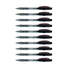 Stabilo 308 Liner Retractable Ballpoint Pen Black - Pack of 10 AO0280720