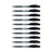 Stabilo 308 Liner Retractable Ballpoint Pen Black - Pack of 10 AO0280720