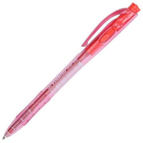 Stabilo 308 Liner Retractable Ballpoint Pen Red - Pack of 10 AO0280740