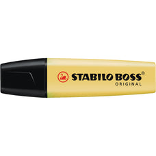 Stabilo Boss Highlighter Pastel Milky Yellow, Box of 10 AO49631