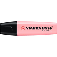 Stabilo Boss Highlighter Pastel Pink Blush, Box of 10 AO49634