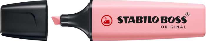 Stabilo Boss Highlighter Pastel Pink Blush, Box of 10 AO49634