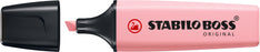 Stabilo Boss Highlighter Pastel Pink Blush, Box of 10 AO49634