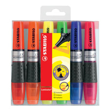 Stabilo Luminator Highlighter Assorted Colours, Wallet of 6 AO0244300