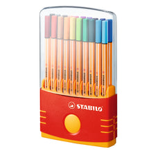 Stabilo Point 88 Fineliner Assorted Colours Pack of 20 AO0333250