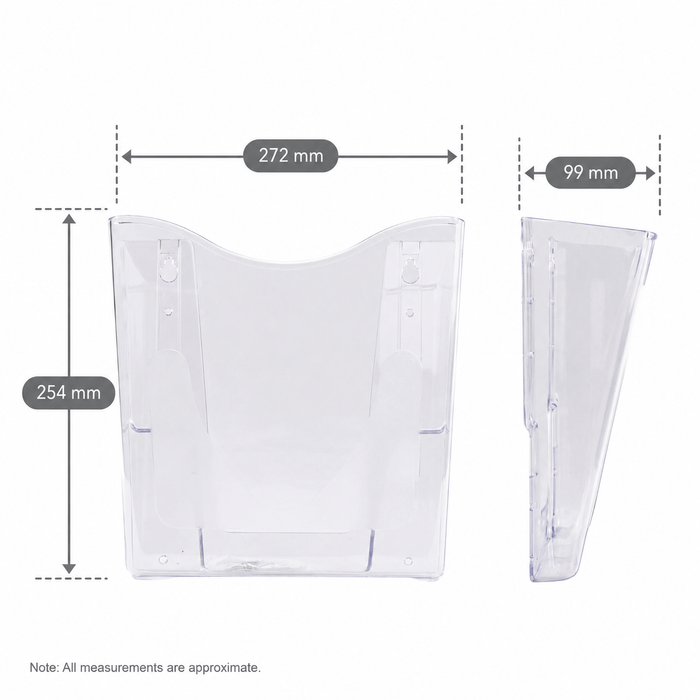 Stackable Smoke Wall Pockets - Portrait LX63002Y