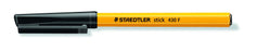 Staedtler 430 Ballpoint Pen Stick Fine Black x 10's pack ST430-F-9