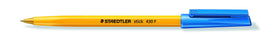 Staedtler 430 Ballpoint Pen Stick Fine Blue x 10's pack ST430-F-3