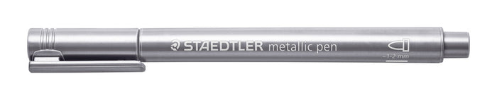 Staedtler 8323 Metallic Marker, Silver x 10's pack ST8323-81