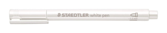 Staedtler 8323 Metallic Marker, White x 10's pack ST8323-0