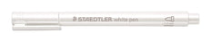 Staedtler 8323 Metallic Marker, White x 10's pack ST8323-0