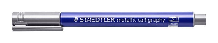 Staedtler 8325 Metallic Calligraphy, Silver x 10's pack ST8325-81