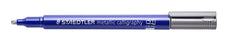 Staedtler 8325 Metallic Calligraphy, Silver x 10's pack ST8325-81