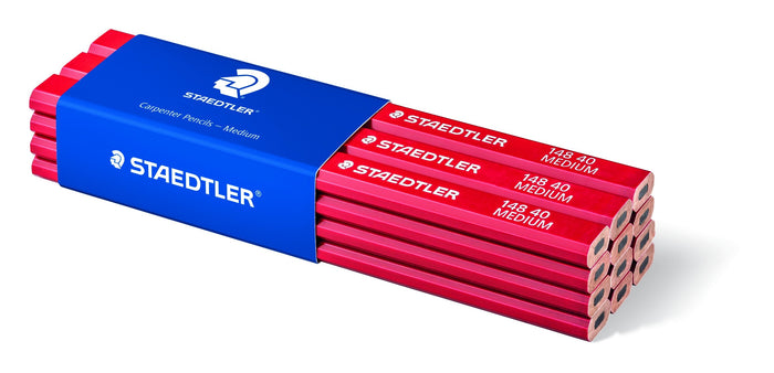 Staedtler Carpenter Pencil Medium x 12's pack ST148-40