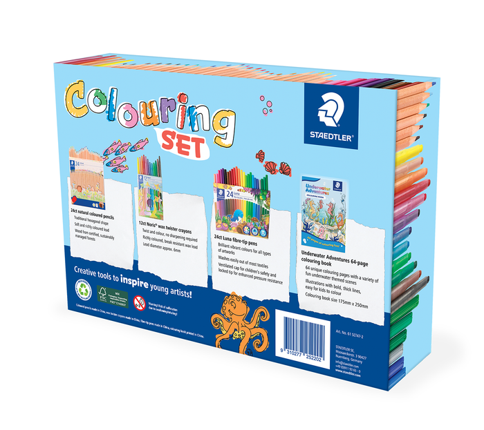 Staedtler Colouring Box Set - Underwater Adventures ST61-SET47-2