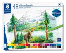 Staedtler Design Journey Coloured Pencil Assorted, Pack of 48 in a tin ST146C-M48