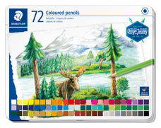 Staedtler Design Journey Coloured Pencil Assorted, Pack of 72 in a tin ST146C-M72
