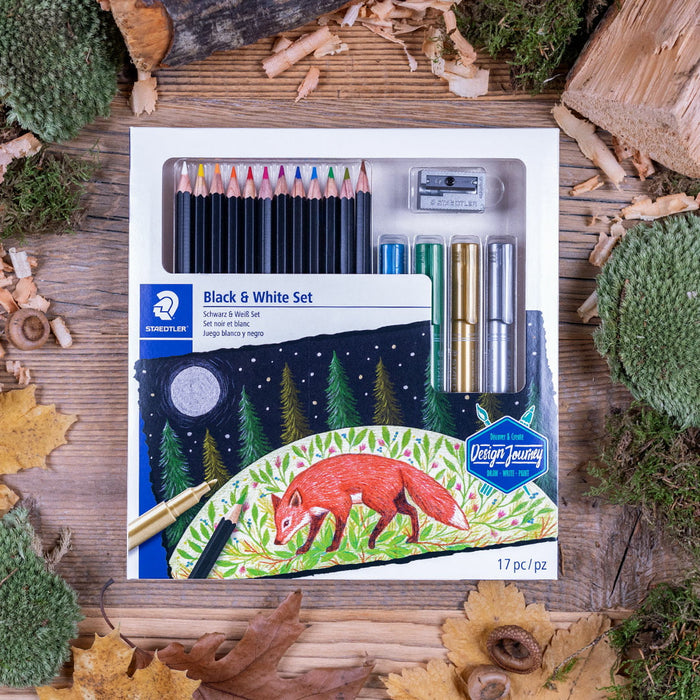 Staedtler Design Journey Mixed Black & White Set ST61-149C