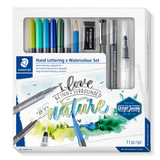 Staedtler Design Journey Mixed Hand Lettering & Watercolour Set ST61-3001-2