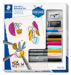 Staedtler Design Journey Mixed Line Art & Botanical Set ST61-371-2