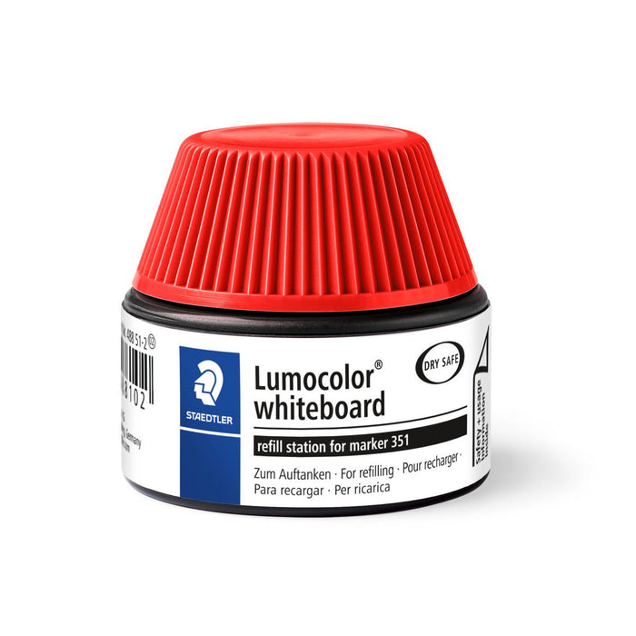 Staedtler Lumocolor 488 51 Whiteboard Marker Refill Station Red ST488-51-2