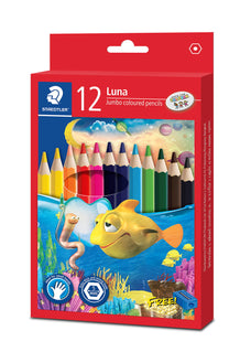 Staedtler Luna Jumbo Colour Pencil Assorted, Pack of 12 ST139-C12